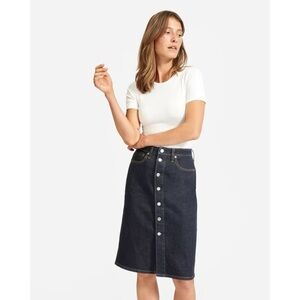 Everlane Denim Pencil Skirt